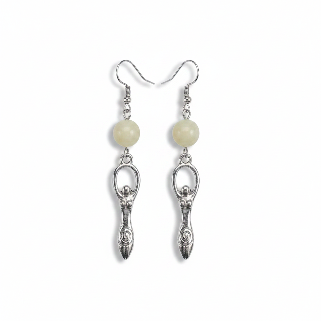 Moonstone Goddess Earrings