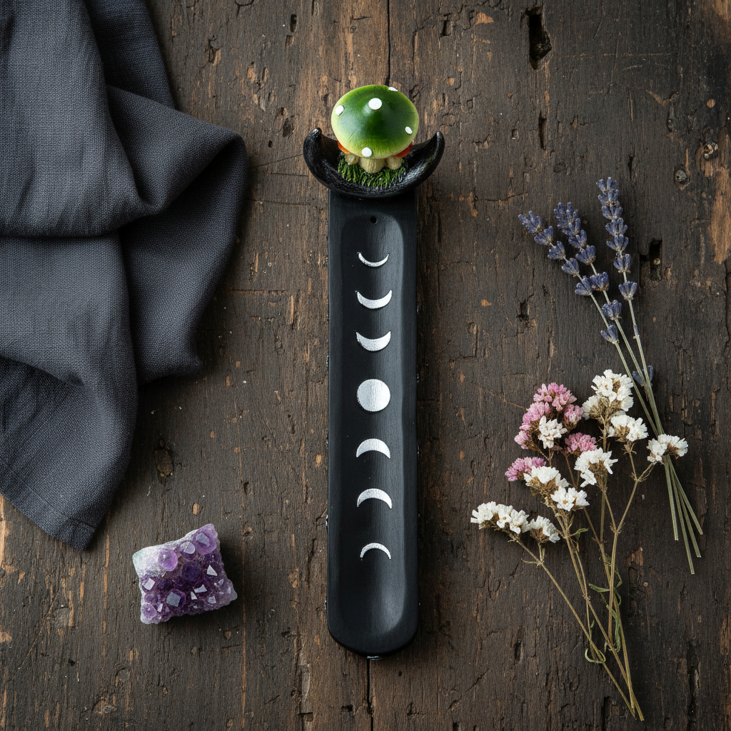 Mushroom Moon Burner, 10 Inches, alternate view