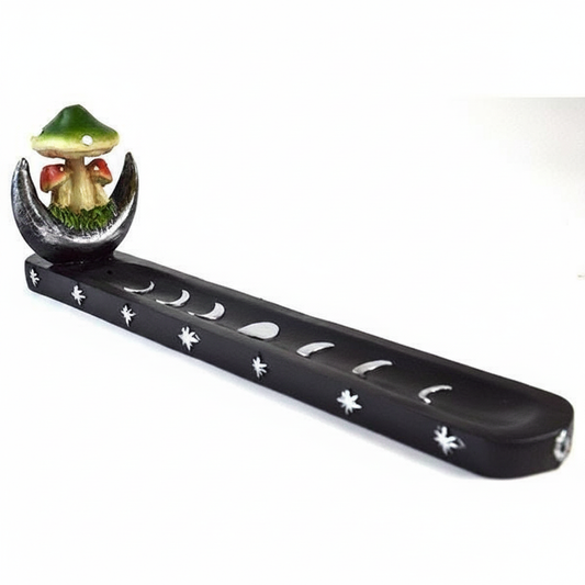 Mushroom Moon Burner, 10 Inches