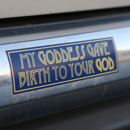 My Goddess Gave Birth To Your God, detail view