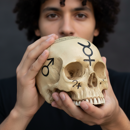 Mystic Skull Statue, held in hand