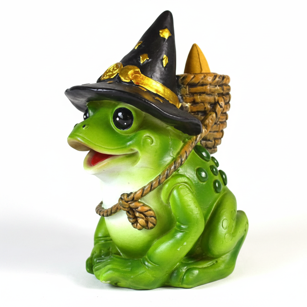 Mystical Frog Backflow Incense Burner