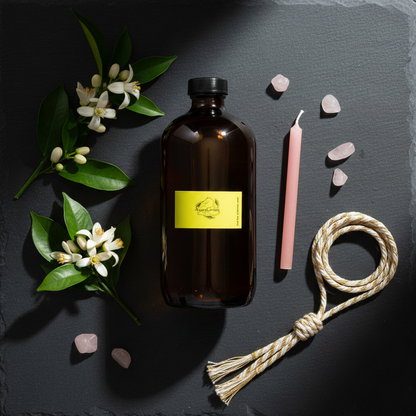 Neroli Oil – Flat Lay