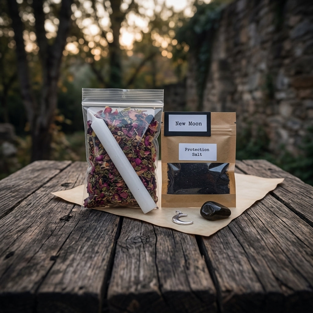 Earth Ritual Kit New Moon Ritual Spell Kit | Manifestation & Intentions