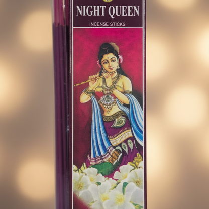 Night Queen Incense Sticks, 20 Pack — detail view