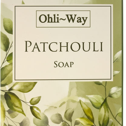 Ohli~Way Patchouli Soap – detail view
