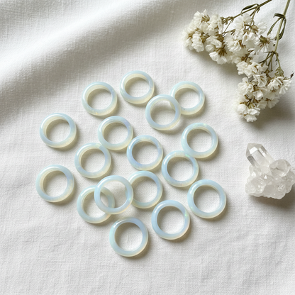 Opalite Rings flat lay