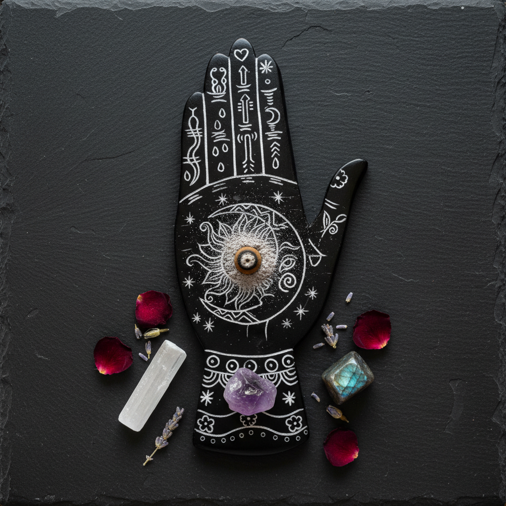 Palmistry Burner, 7 1/2", alternate view