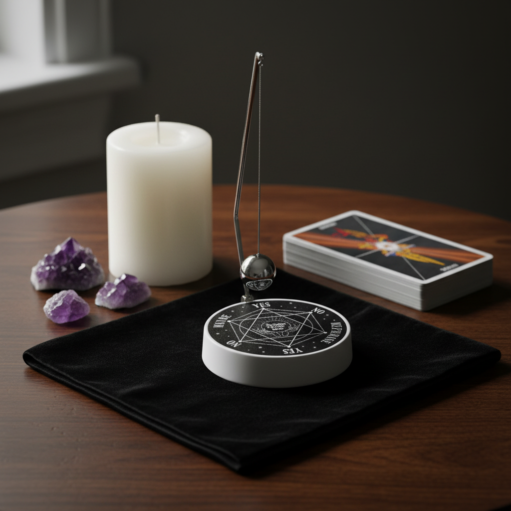 Pendulum Decision Maker, styled on altar