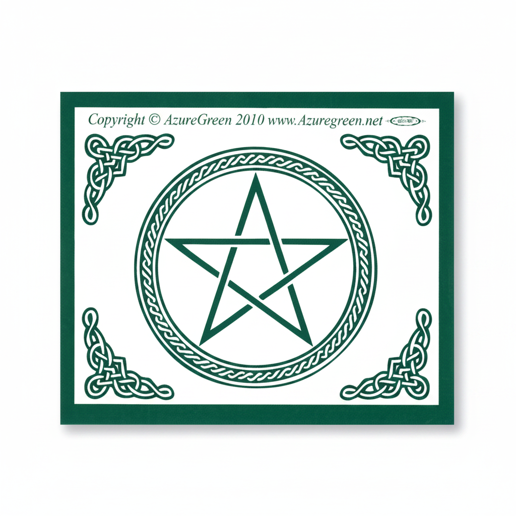 Pentagram Bumper Sticker, 2.5 x 3 Inches