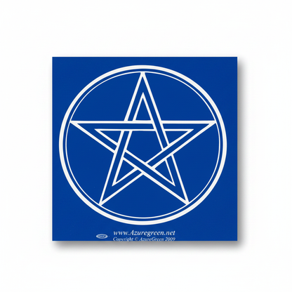 Pentagram Bumper Sticker, 3 x 3 Inches