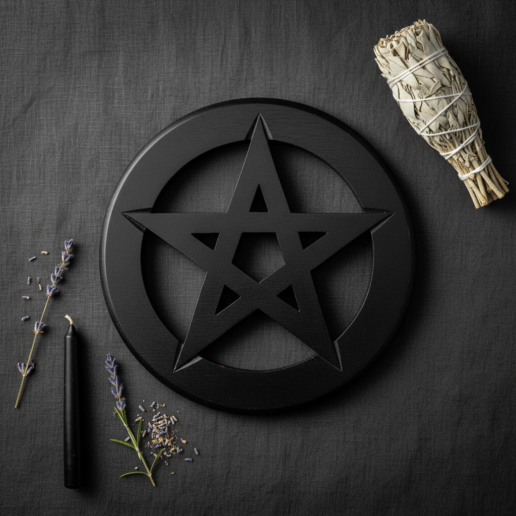 Pentagram Wall Hanging, 9 Inches, alternate view