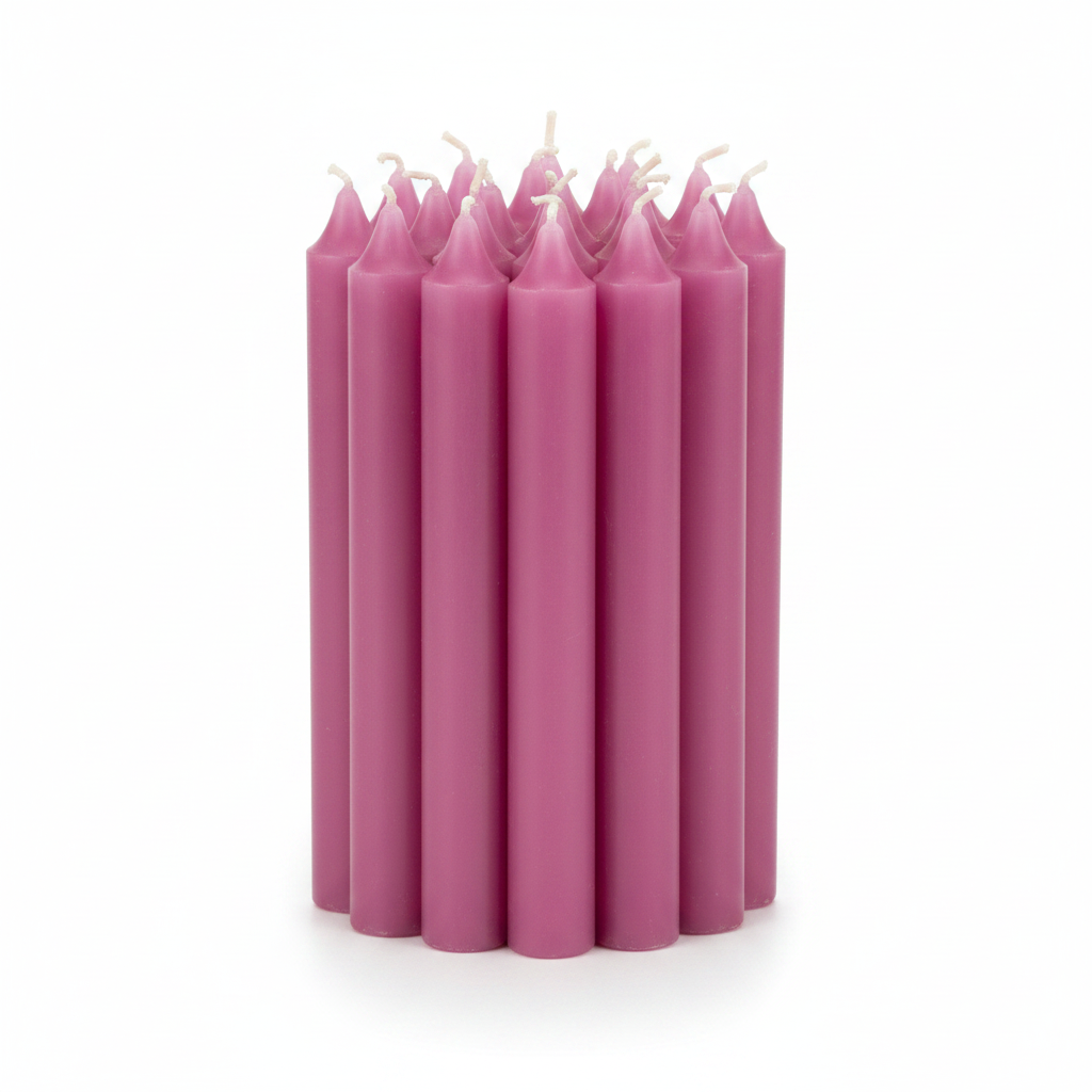 Pink Spell Chime Candle, Set of 20, 4"