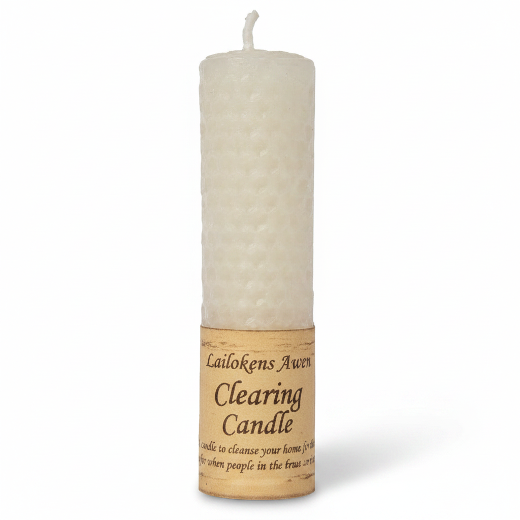 Clearing Lailokens Awen Candle, 4 1/4"