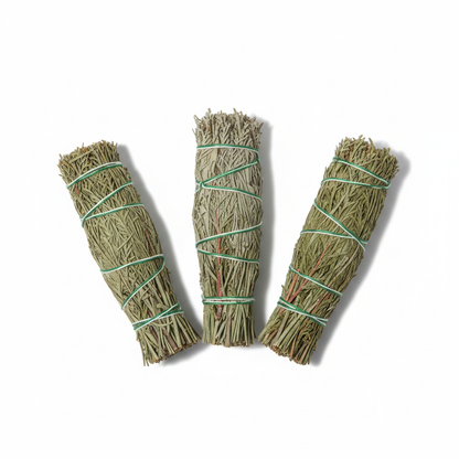 Cedar Smudge Stick, Set of 3, 4", detail view
