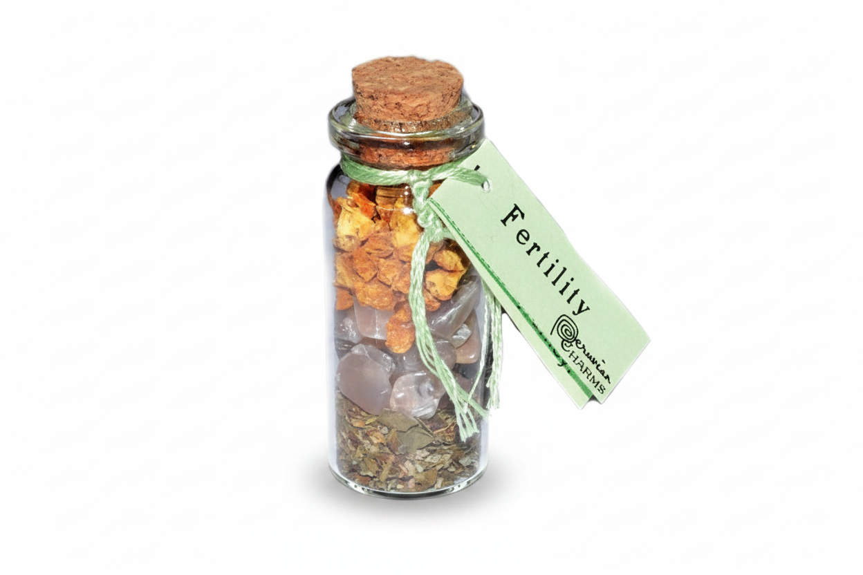 Fertility Pocket Spellbottle, 2 Inches