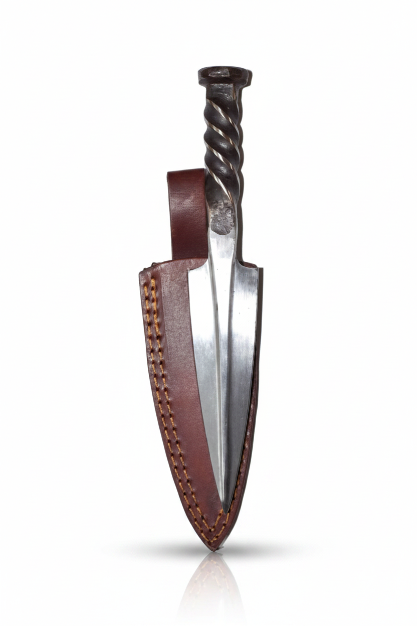 Forged Steel Spear Athame, 10"