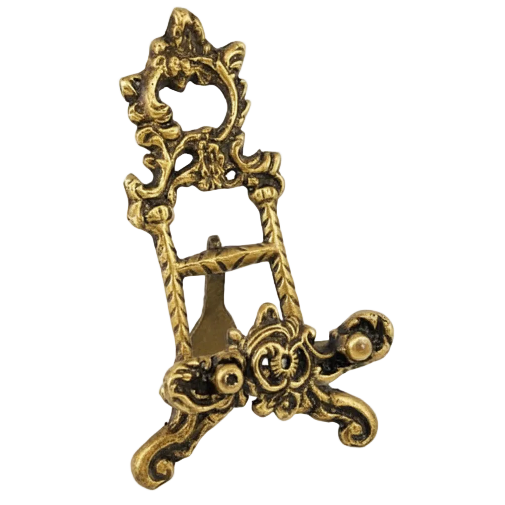 Brass Scrying Mirror Stand for 6 Inch Mirrors