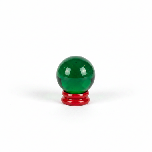 Green Crystal Gazing Ball, 50mm