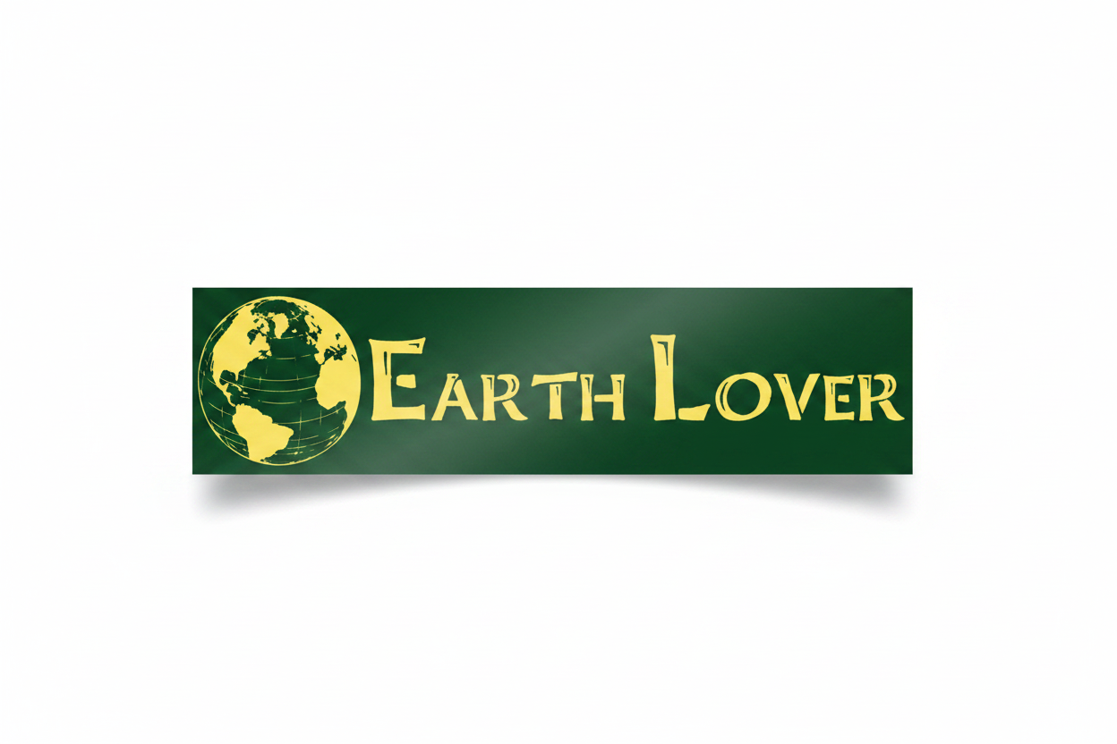 Earth Lover Bumper Sticker