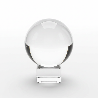 Clear Gazing Ball, 200mm (8 Inch)