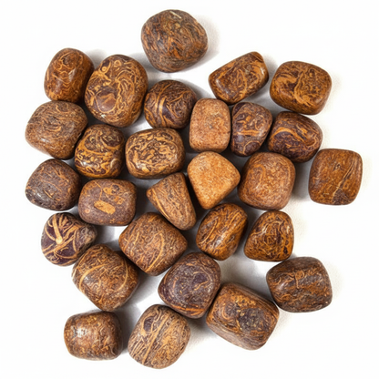 Calligraphy Jasper Tumbled Stones, 1 Lb