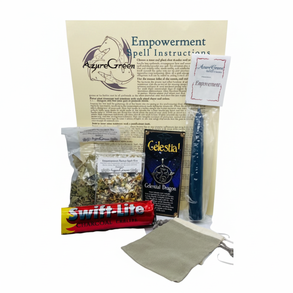 Empowerment Ritual Kit by AzureGreen, Set of 5