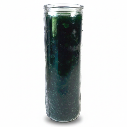 Green 7-Day Jar Candle, Bubble Wax