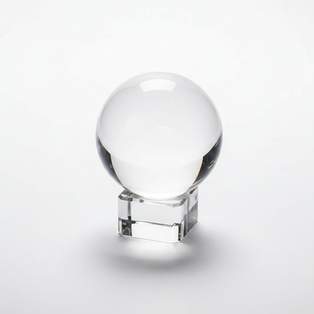 Clear Gazing Ball, 80mm (3 Inches)