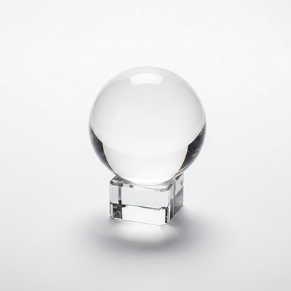 Clear Gazing Ball, 80mm (3 Inches)