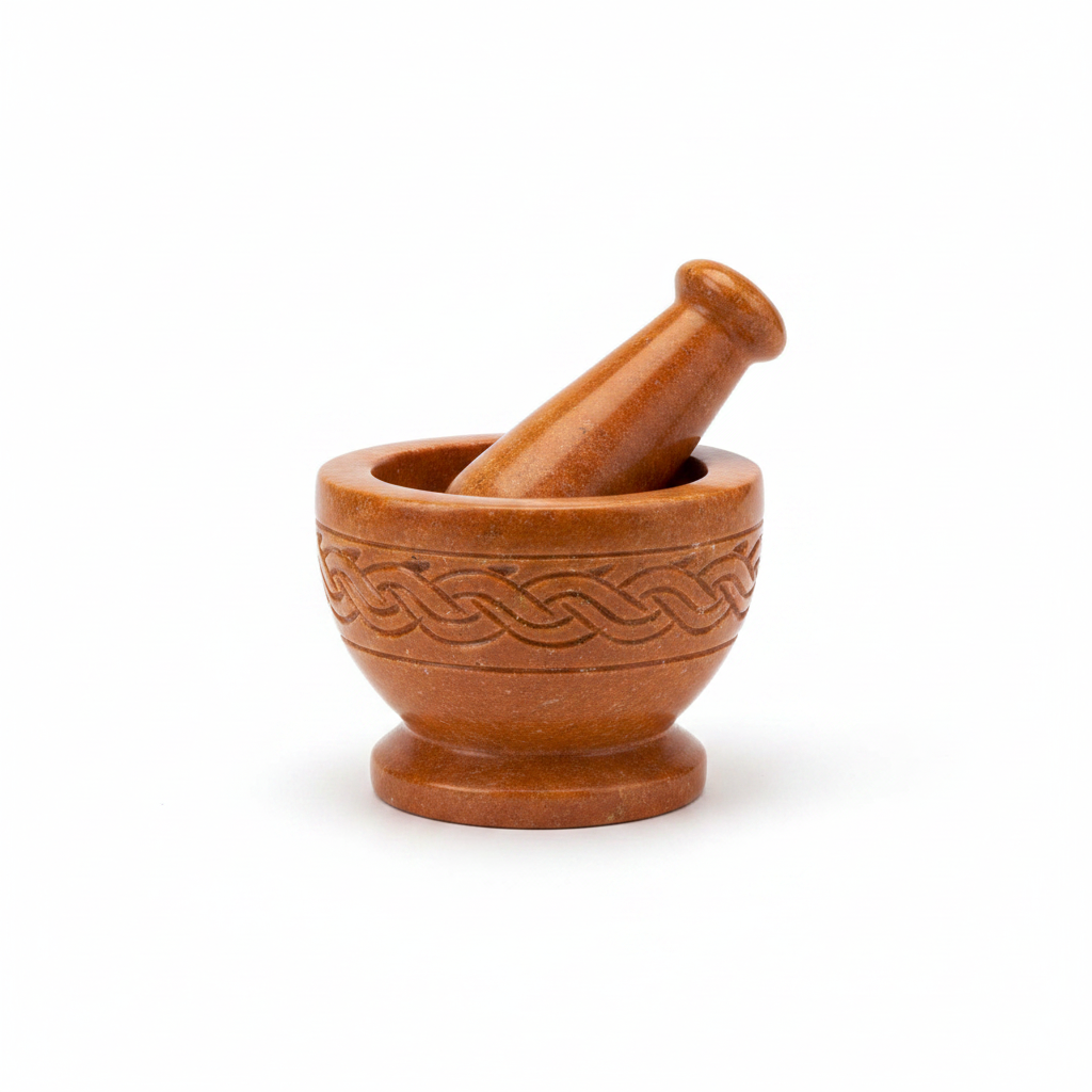 Celtic Mortar and Pestle Set, 2 1/2 x 4 Inches