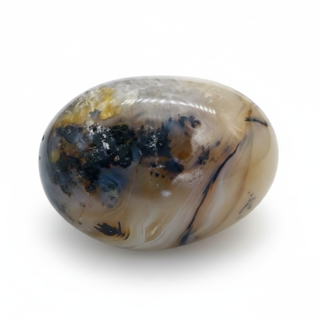 Dendritic Agate Palm Stone