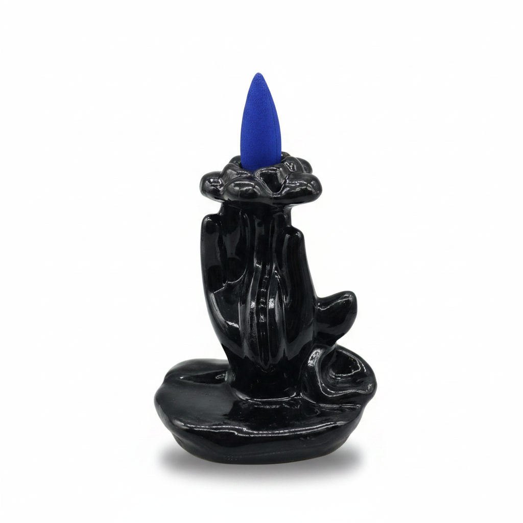 Flower & Hand Backflow Burner, 3 1/2"