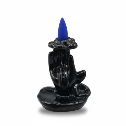 Flower & Hand Backflow Burner, 3 1/2"