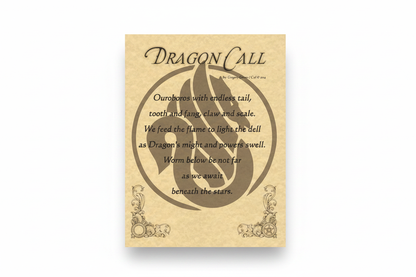 Dragon Call Poster, 8.5" x 11"