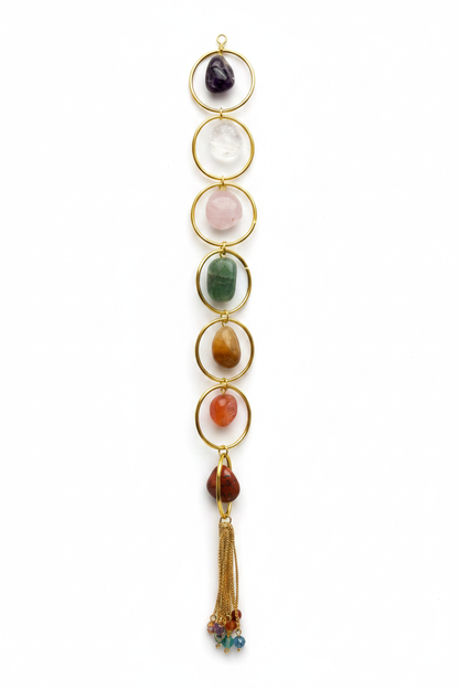 Gemstone 7 Chakra wall hanging
