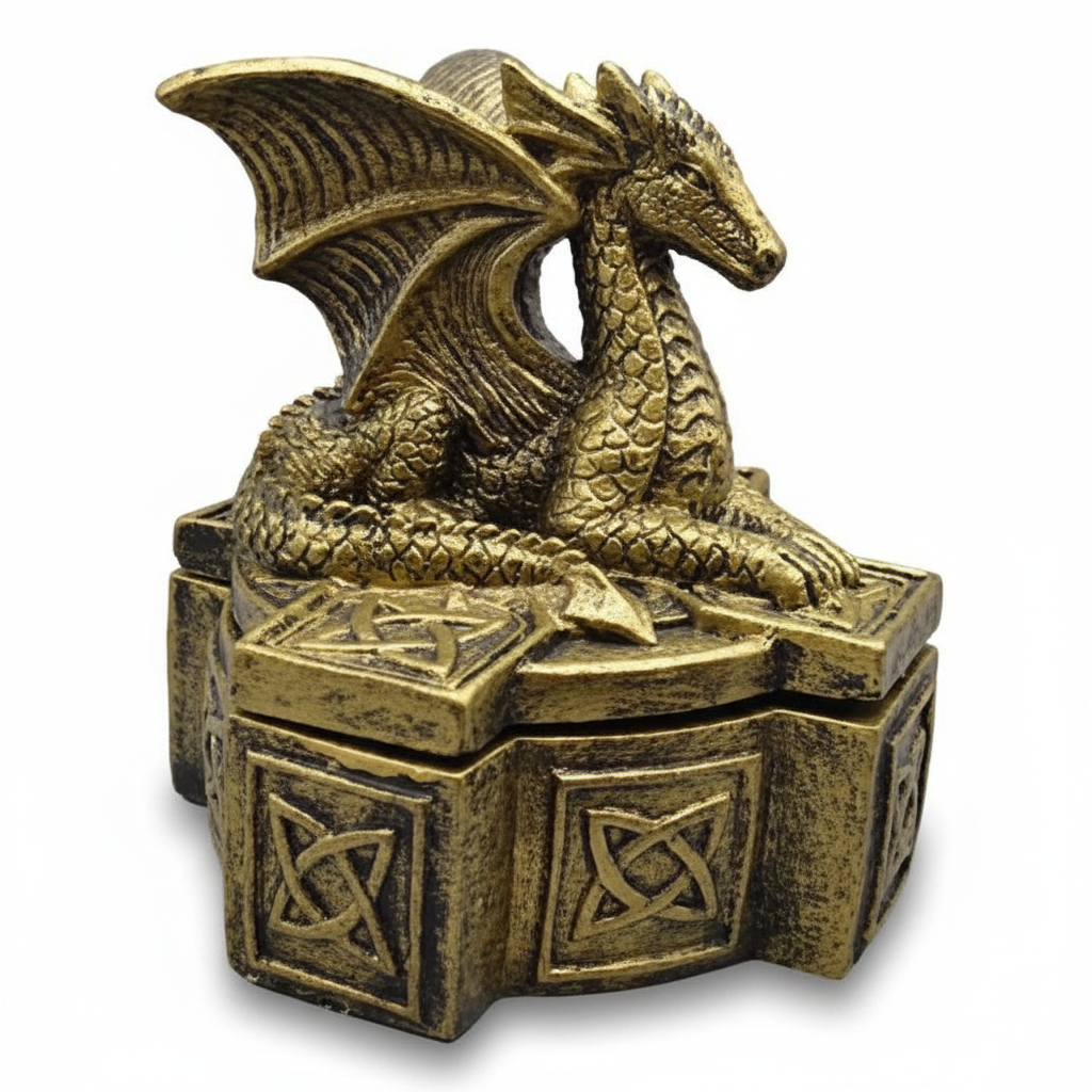 Celtic Dragon Keepsake Box, 5"