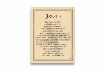 Brigid Poster by AzureGreen, 8.5 x 11 Inches