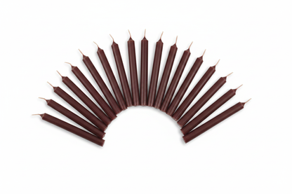 Brown Chime Candles, Set of 20