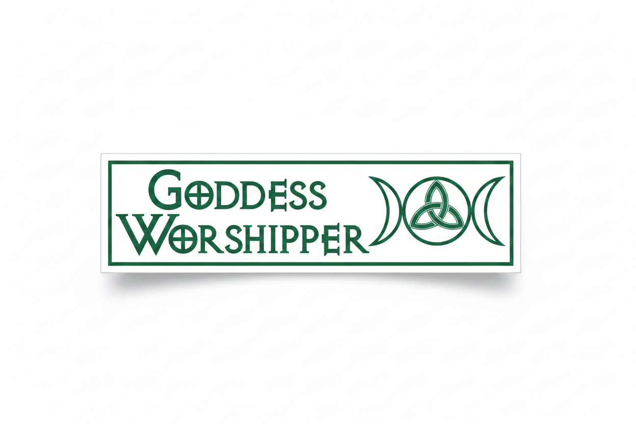 Goddess Worshipper Bumper Sticker
