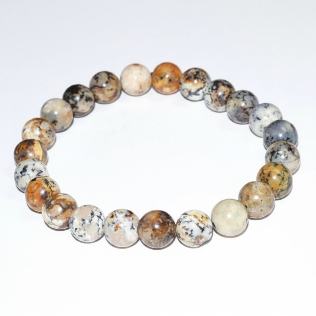 Dendritic Opal Bracelet, 8mm