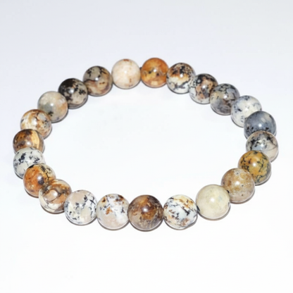 Dendritic Opal Bracelet, 8mm