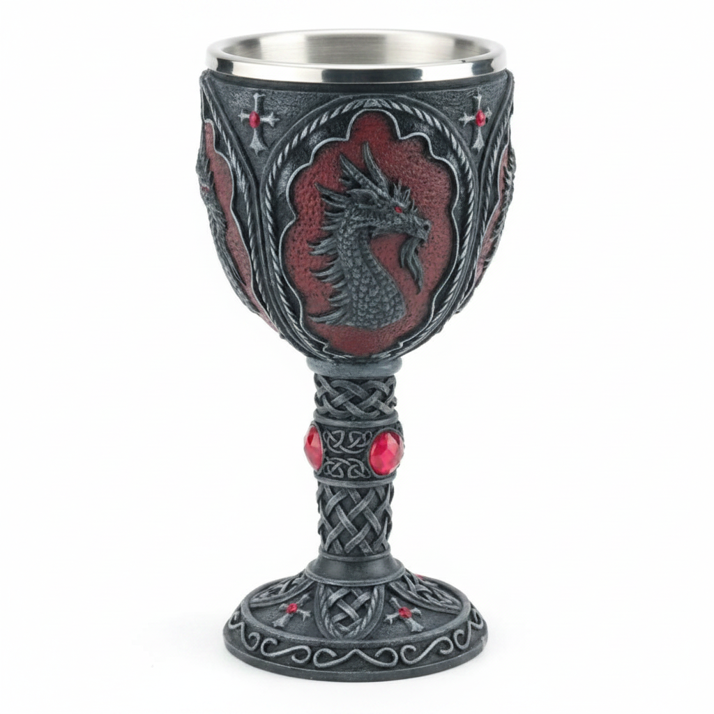 Dragon Chalice, 7.5 Inches