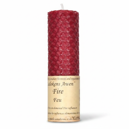Fire Lailokens Awen Candle, 4 1/4"