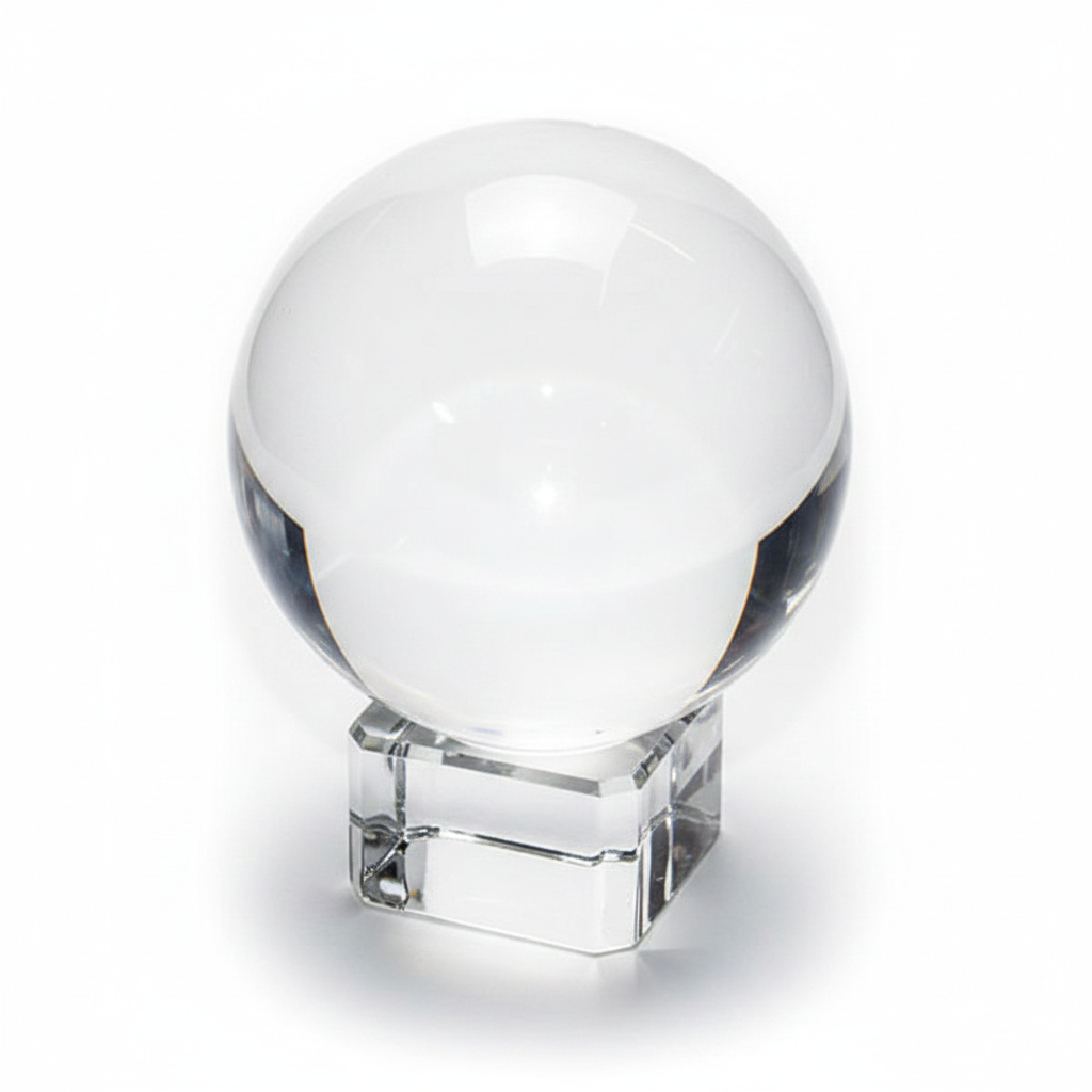 Clear Gazing Ball, 125mm to 130mm (5 Inch)