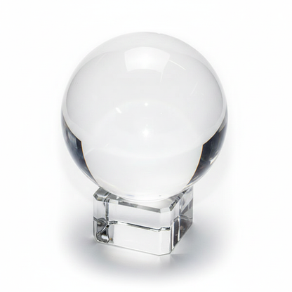 Clear Gazing Ball, 125mm to 130mm (5 Inch)