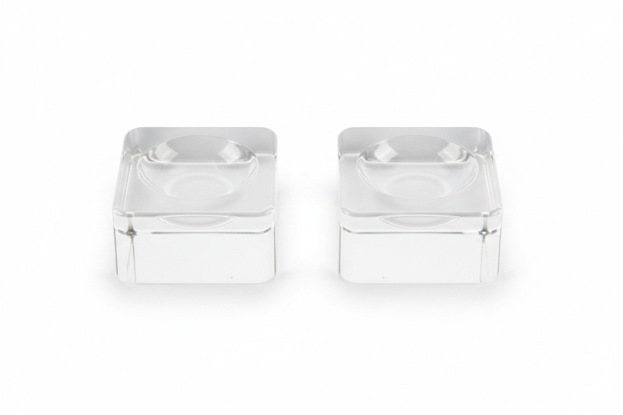 Cube Gazing Ball Stands, Set of 2