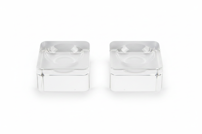 Cube Gazing Ball Stands, Set of 2