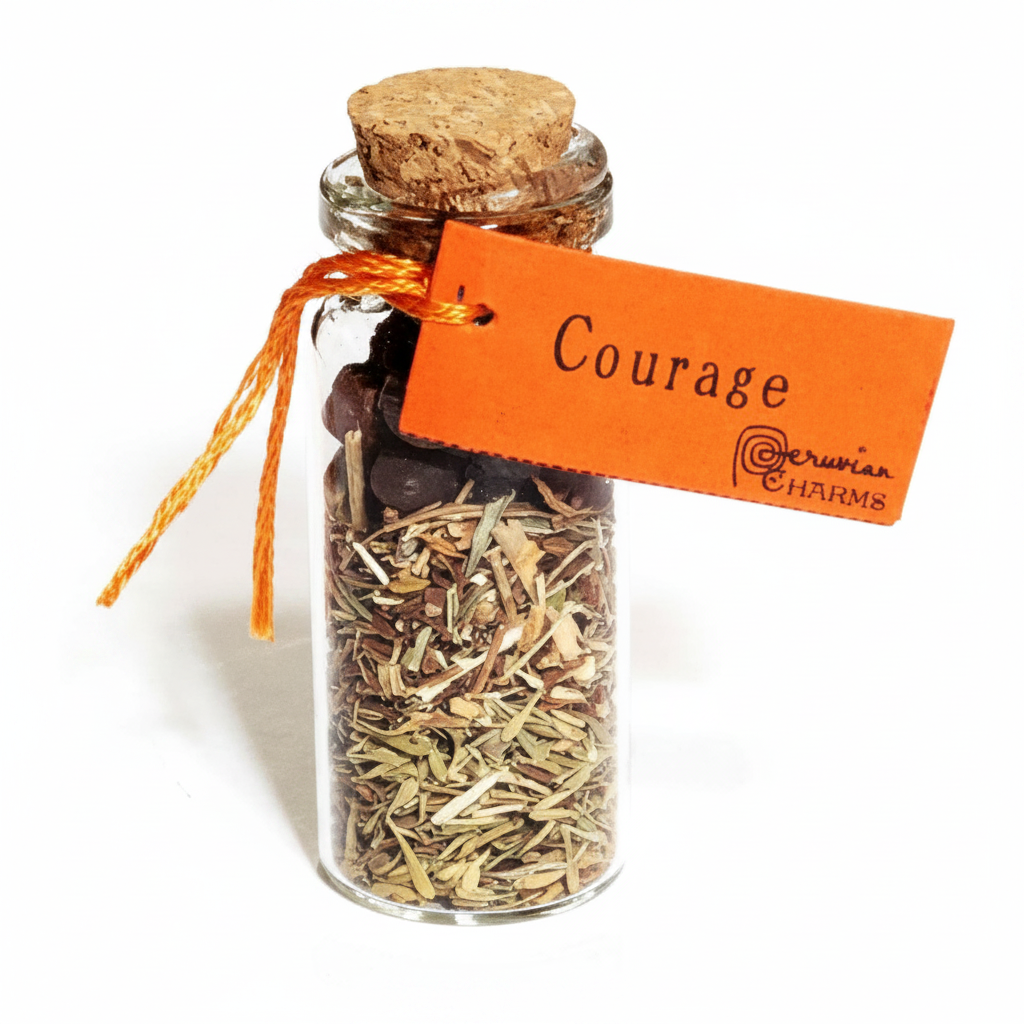 Courage Pocket Spellbottle, 2 Inches
