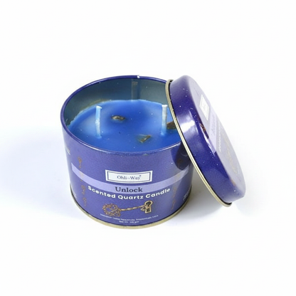 Destrancaders (Unlock) quartz tin candle